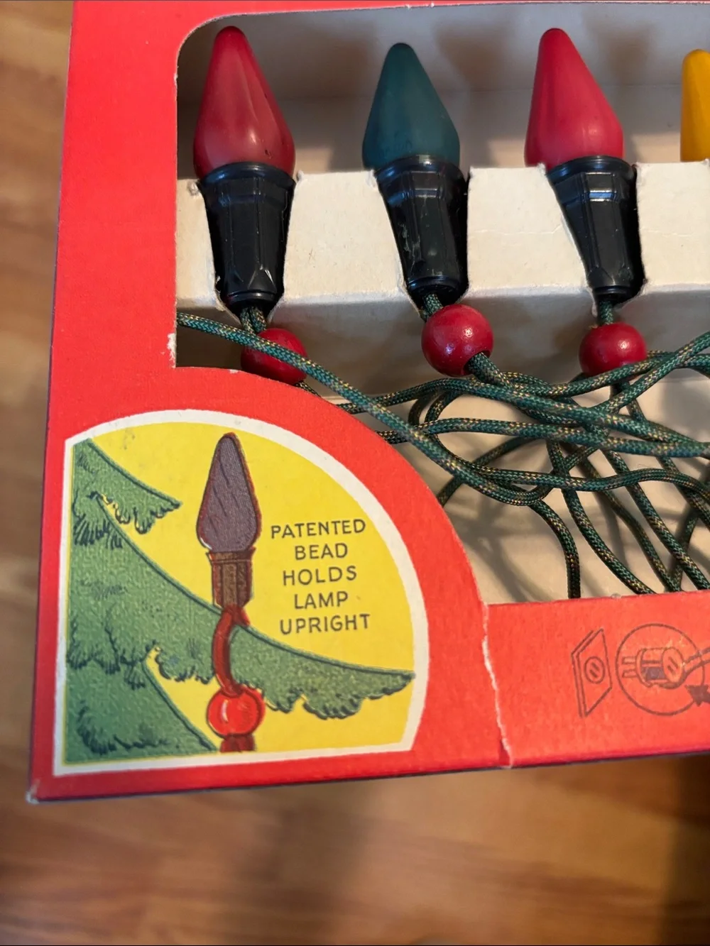 Vintage Christmas Lights by NOMA with Mazda Lamps